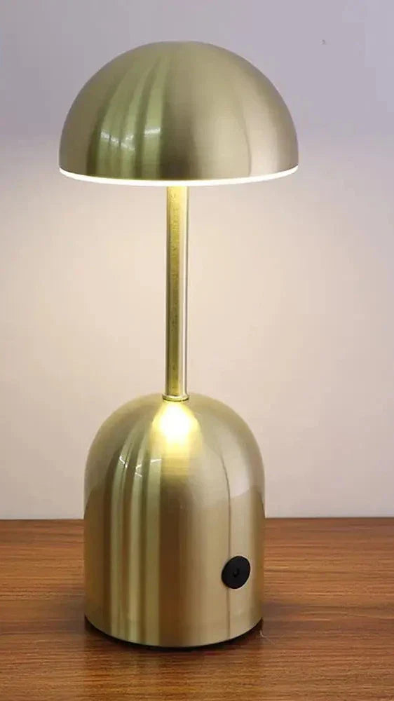 GlowLuxe - Draagbare Dimbare Tafellamp – LED Metalen Design voor Sfeervolle Verlichting