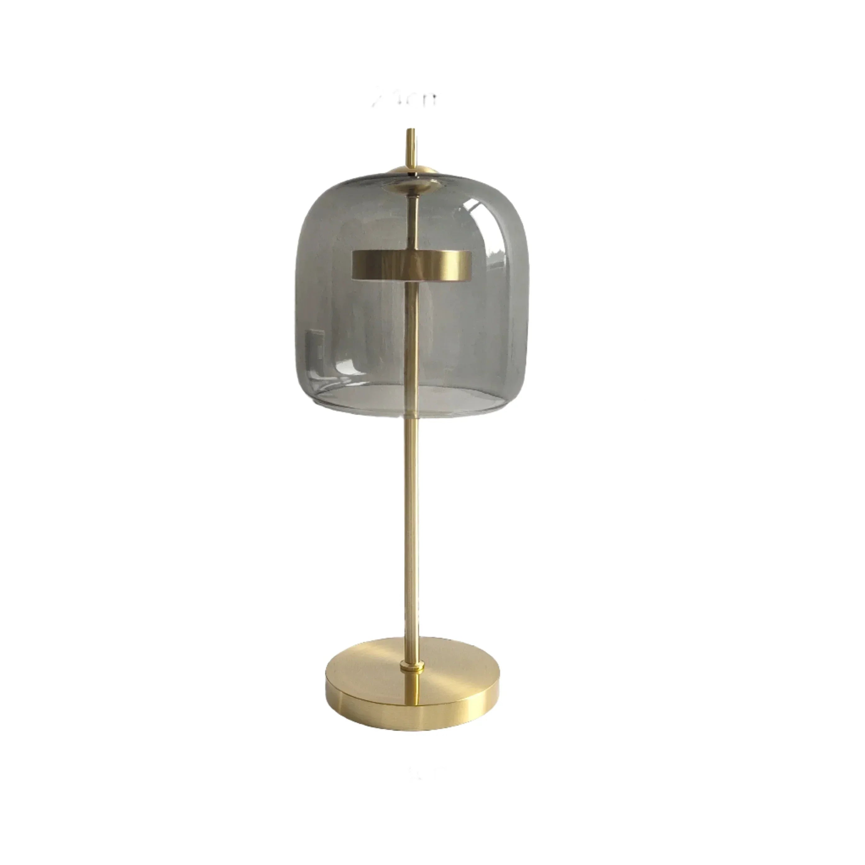 LumiGlass - Lámpara de mesa de vidrio moderna | Elegante luz nocturna LED para dormitorio y sala de estar