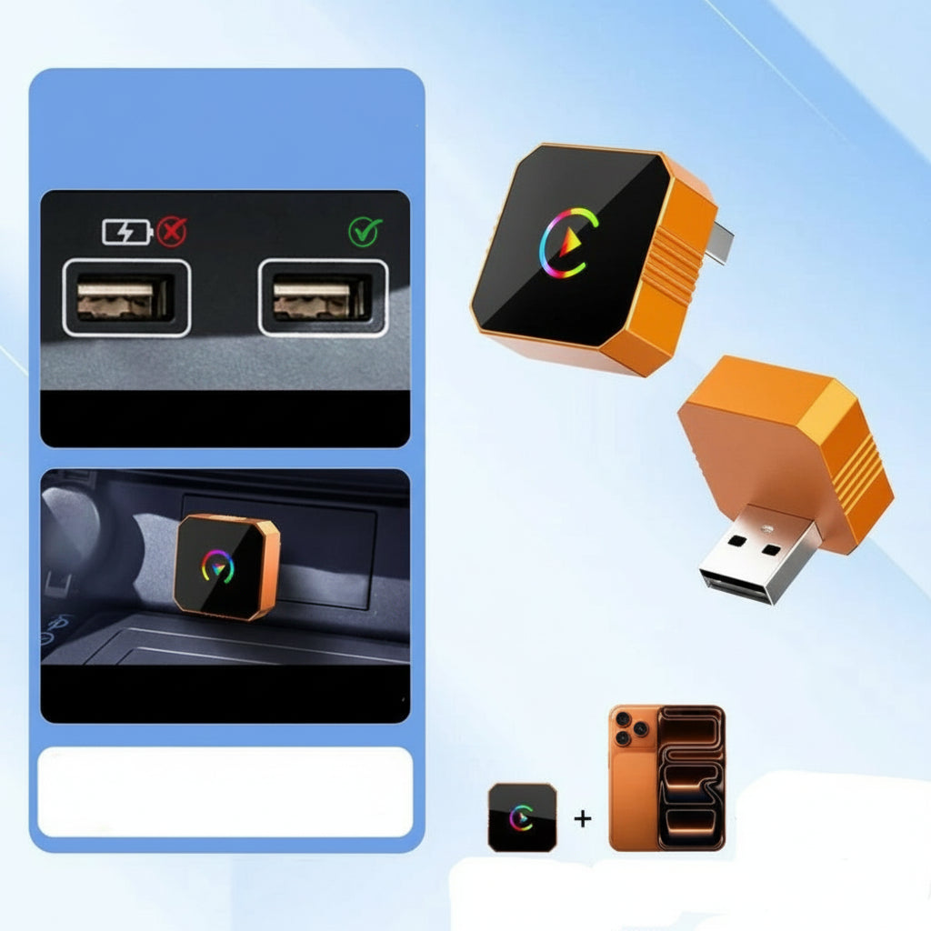 CarPlay Adapter Draadloos Android Auto Multimedia