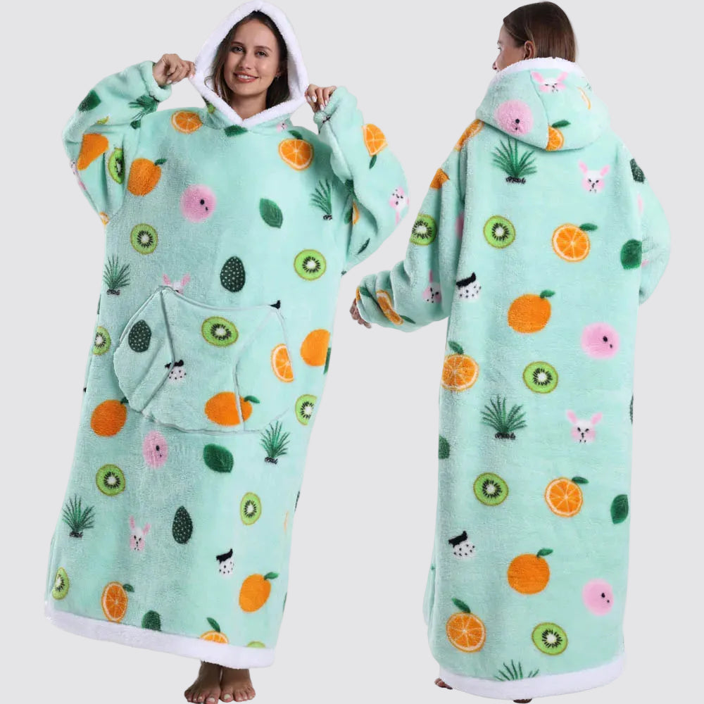 Fleece Oversized Hoodie Gezellige Stijlvolle Slaapzak Hoodie