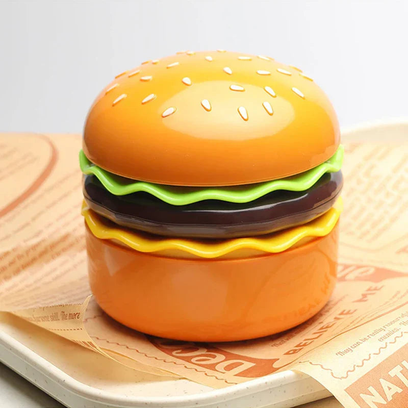 LumiGlow - LED Hamburger Nachtlamp met Puntenslijper, Creatieve Bureaulamp