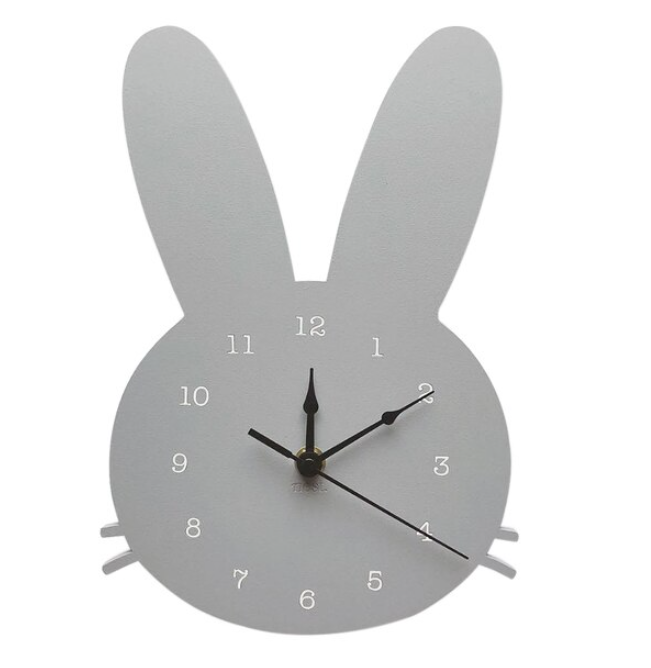 NordicBunny - Children's Wall Clock
