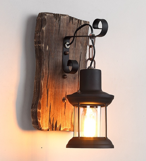 UrbanGlow - Lámpara de Pared Vintage Industrial en Estilo Retro para Loft, Café y Sala de Estar