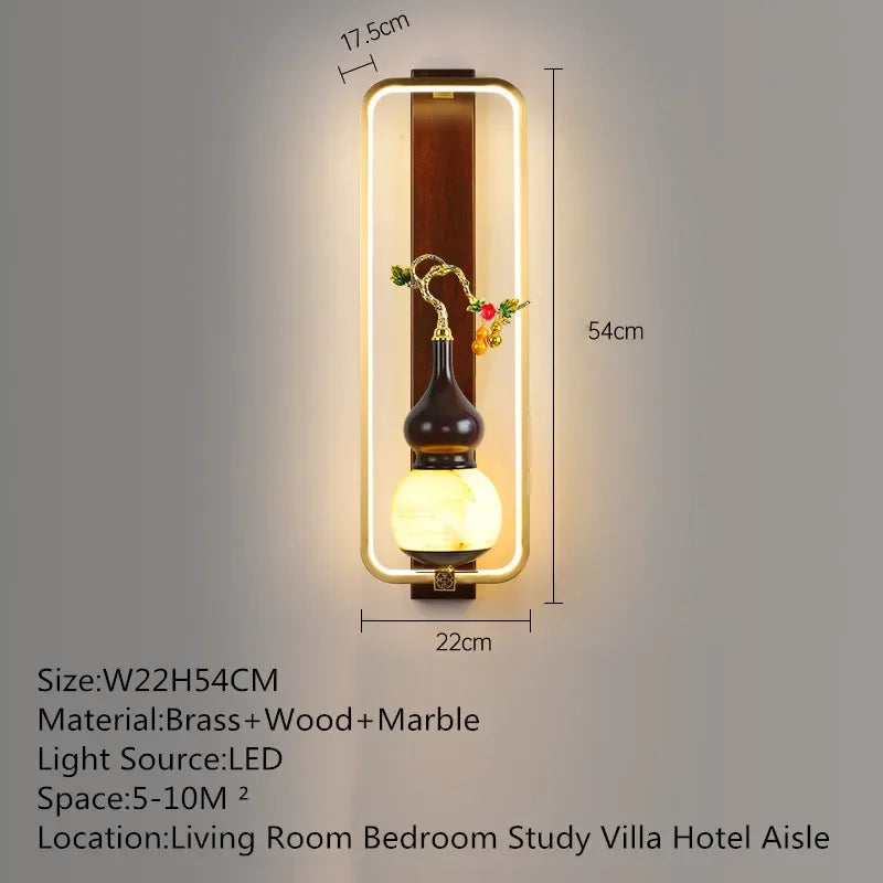 MessingLuxe - Lámpara de pared contemporánea