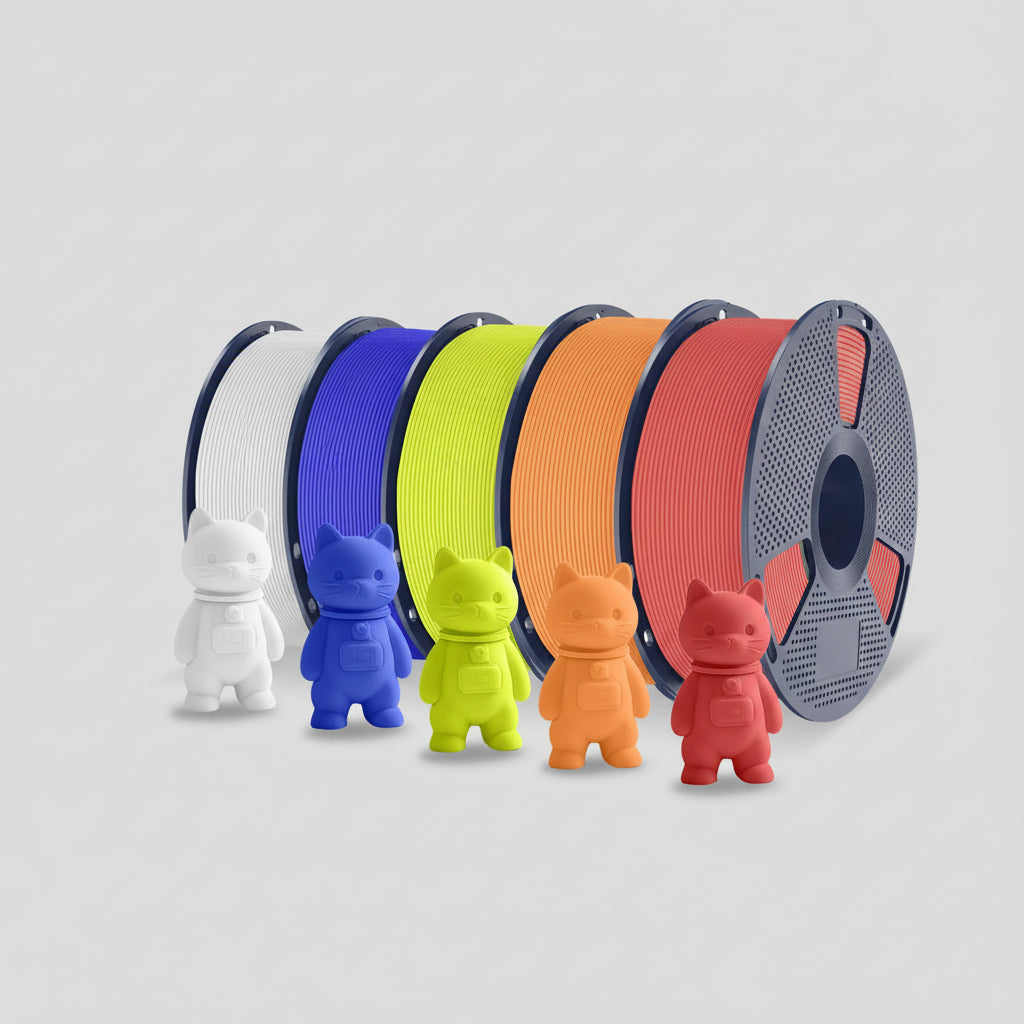 PLA Matte 3D Filament FDM Printers Kleurvolle Milieuvriendelijke Materialen