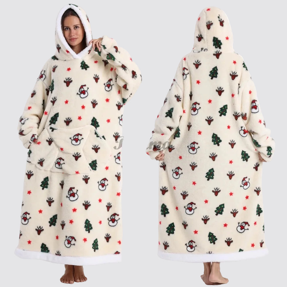 Fleece Oversized Hoodie Gezellige Stijlvolle Slaapzak Hoodie