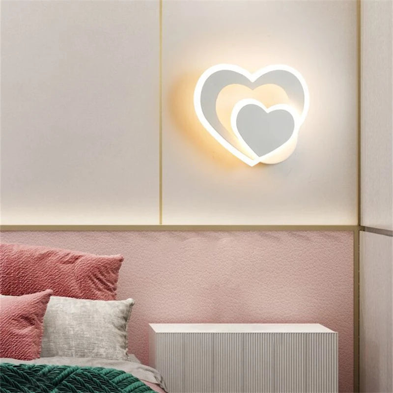 Lámpara de pared HeartWall - Iluminación ambiental LED creativa