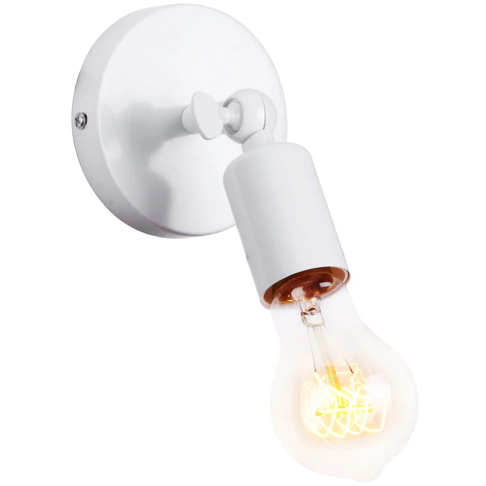 IndustrialBronce - Lámpara de Pared Retro Ajustable para Iluminación Ambiental