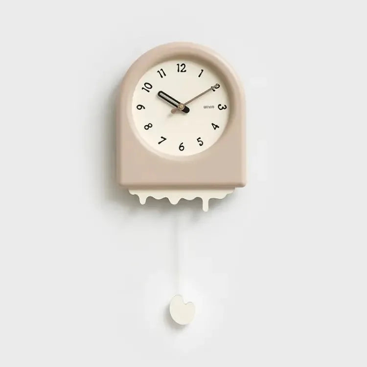 CremePendulum - Reloj de Pared Estilo Coreano con Diseño Moderno