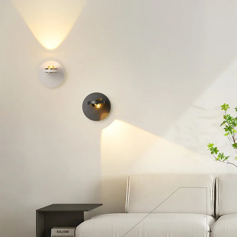 BrightTurn - Moderne LED Wandlamp met Roteerbaar Design voor Slaapkamer en Woonkamer