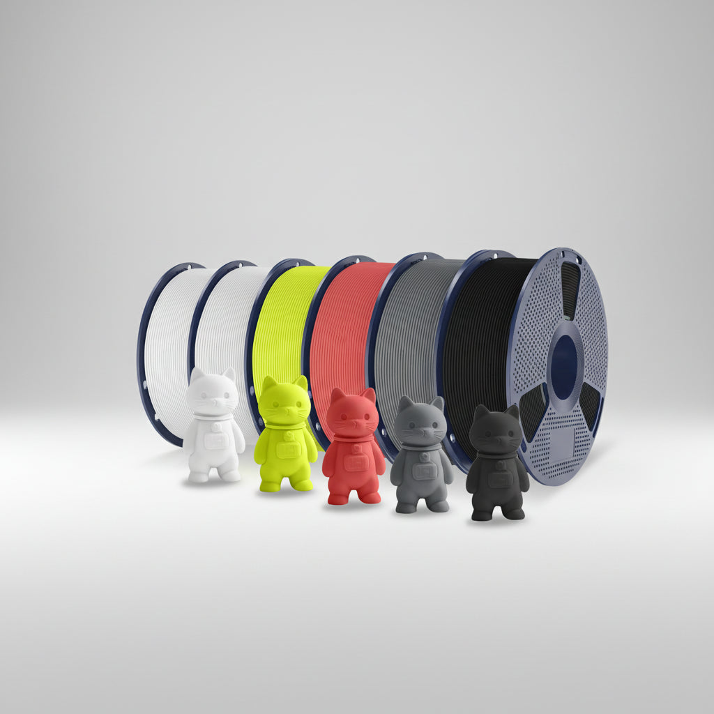 PLA Matte 3D Filament FDM Printers Kleurvolle Milieuvriendelijke Materialen