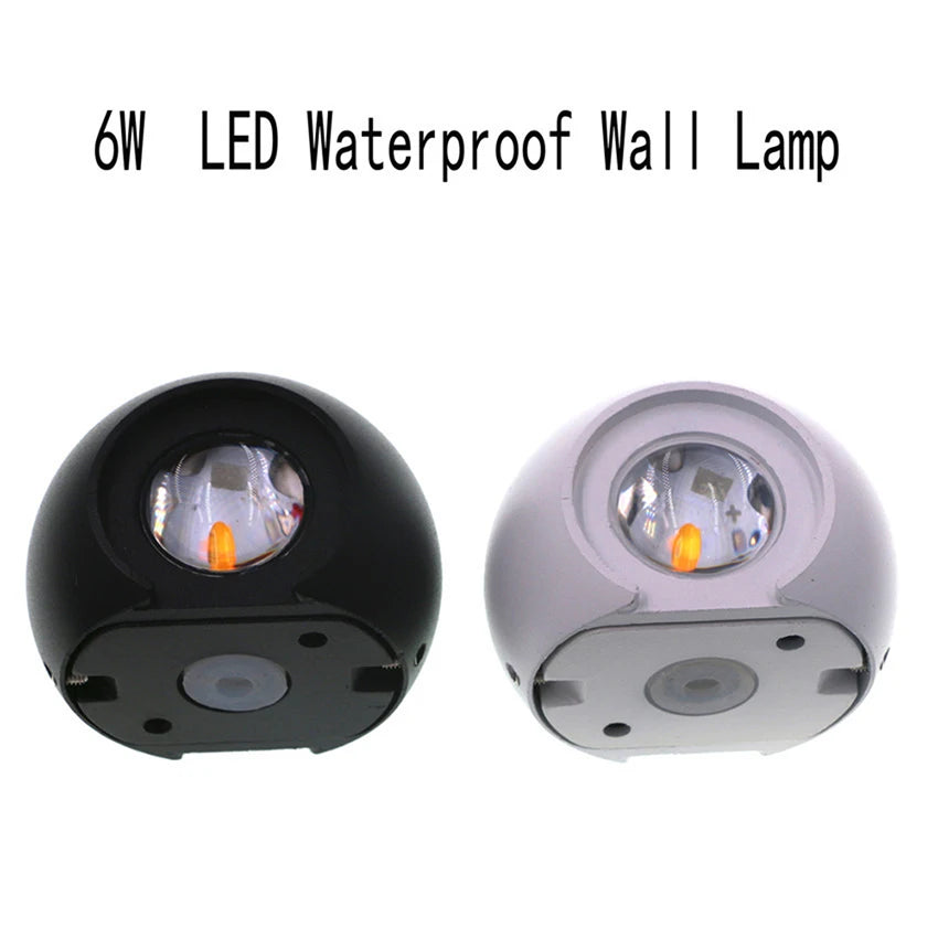 SolarLicht - Montaje en pared 6W | Impermeable para exterior