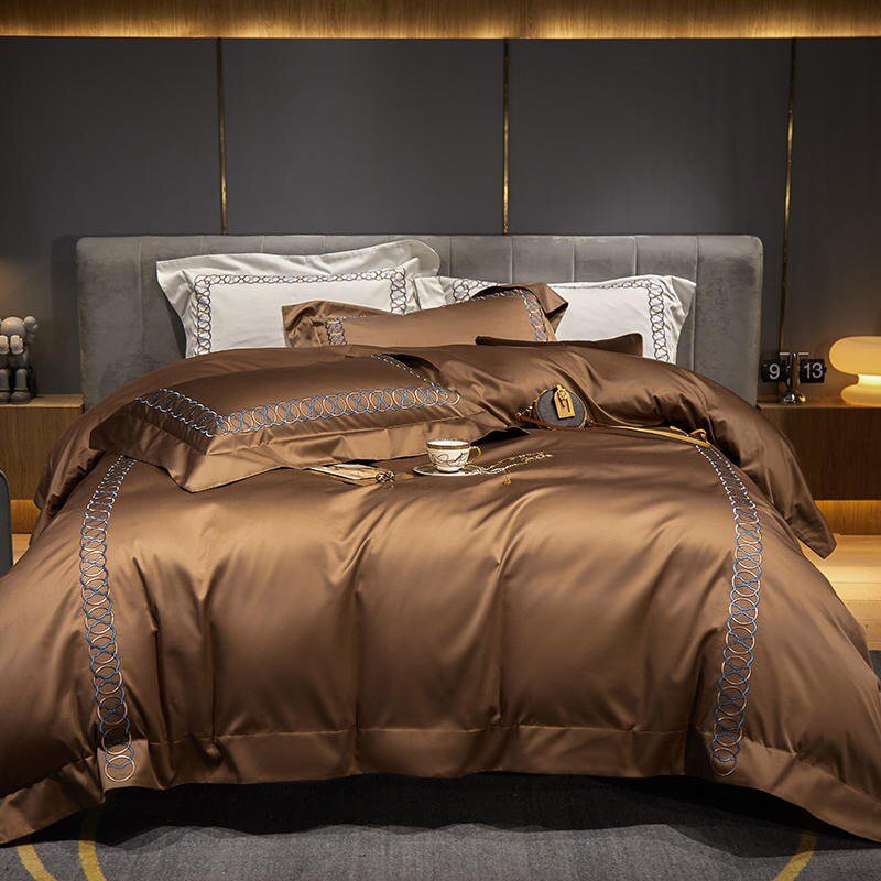Sunstone Reves Duvet Cover Set - Egyptian Cotton