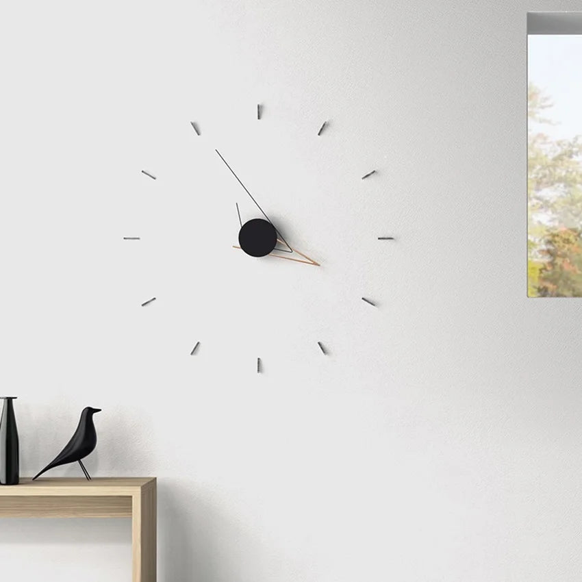 ModernArt - Orologio da parete silenzioso fai-da-te per design minimalista