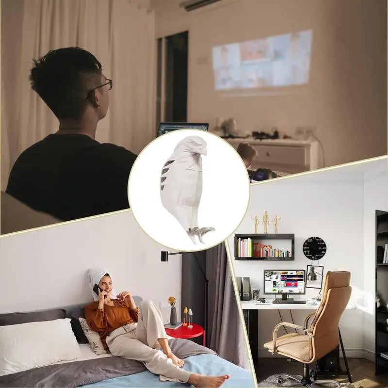 OwlLight - 3D Uilvormige Wandlamp voor Slaapkamer en Gang