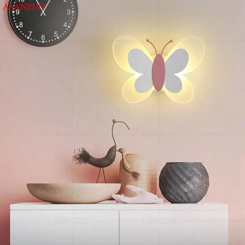 ButterflyGlow - Acryl Vlinder LED Wandlamp voor Kinderkamer en Slaapkamer Decor