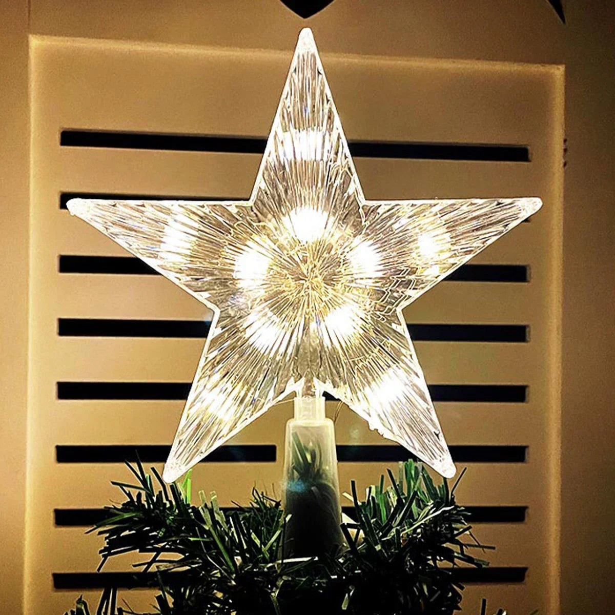 BrightStar - Lumineuze Ster voor de Top van de Kerstboom