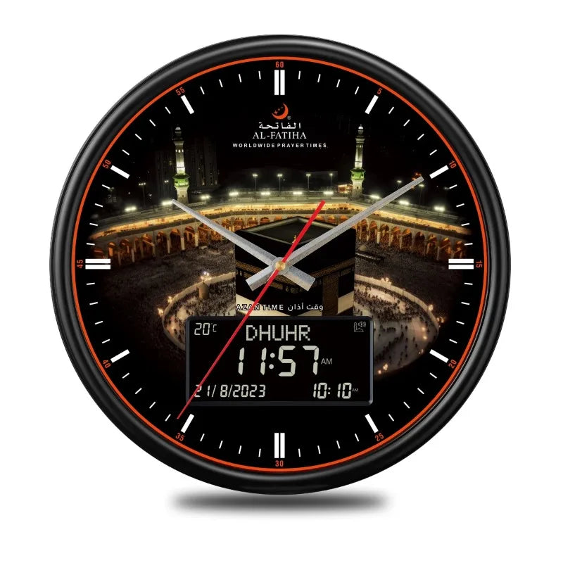 GebedsTijd - Orologio da Parete Intelligente con Azan e Calendario Hijri