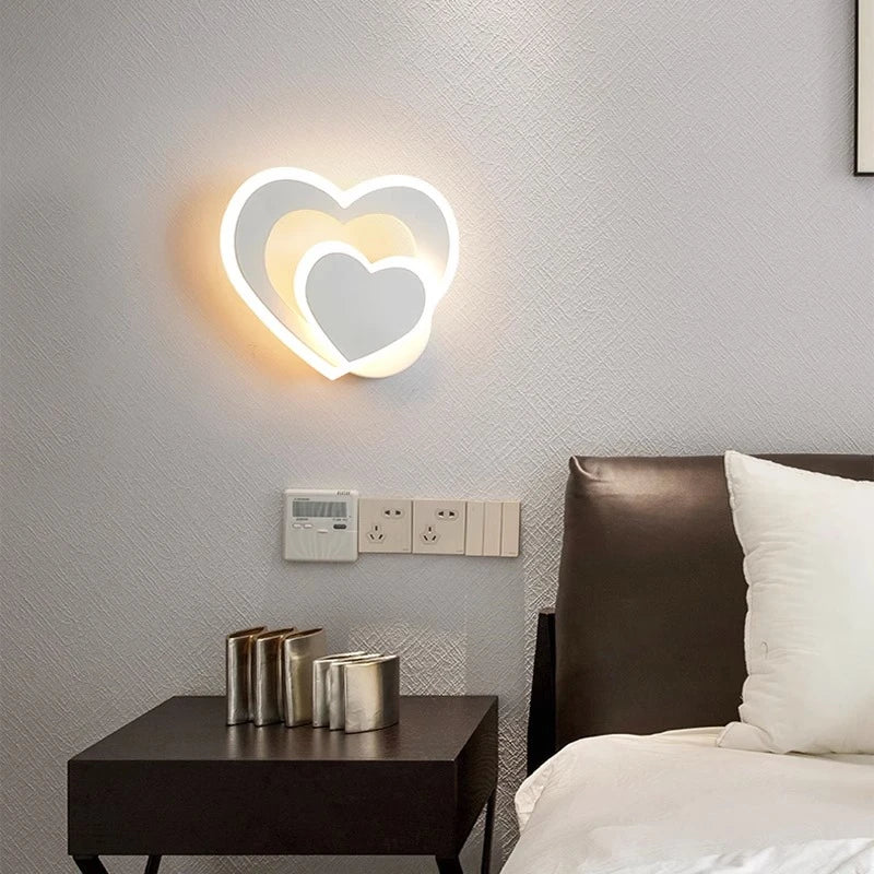 Lámpara de pared HeartWall - Iluminación ambiental LED creativa