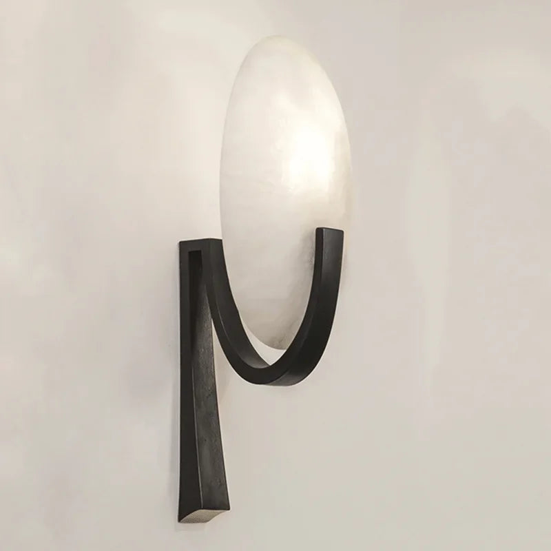 NordicGlow - Marmeren Wandlamp Met Moderne Elegantie