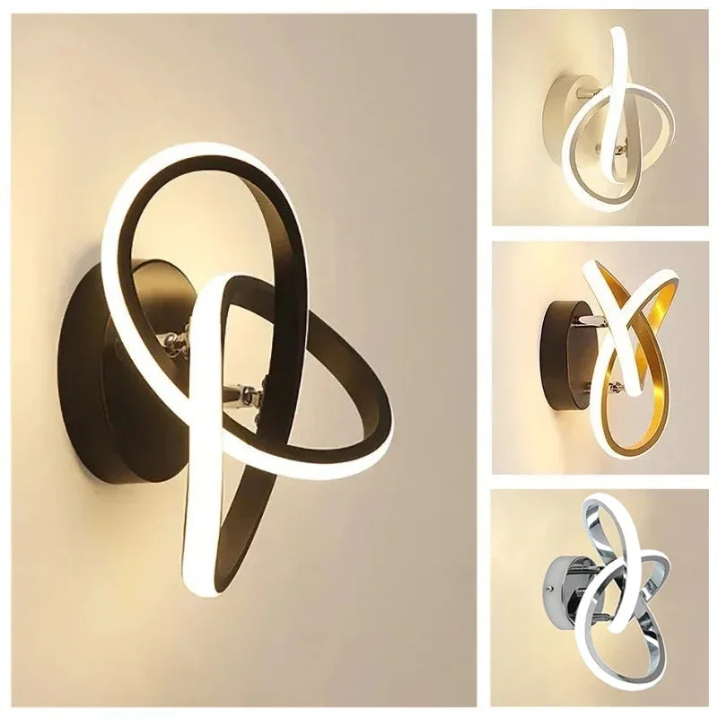 LumiLine - Lámpara de pared LED y luz de techo para dormitorio y sala de estar
