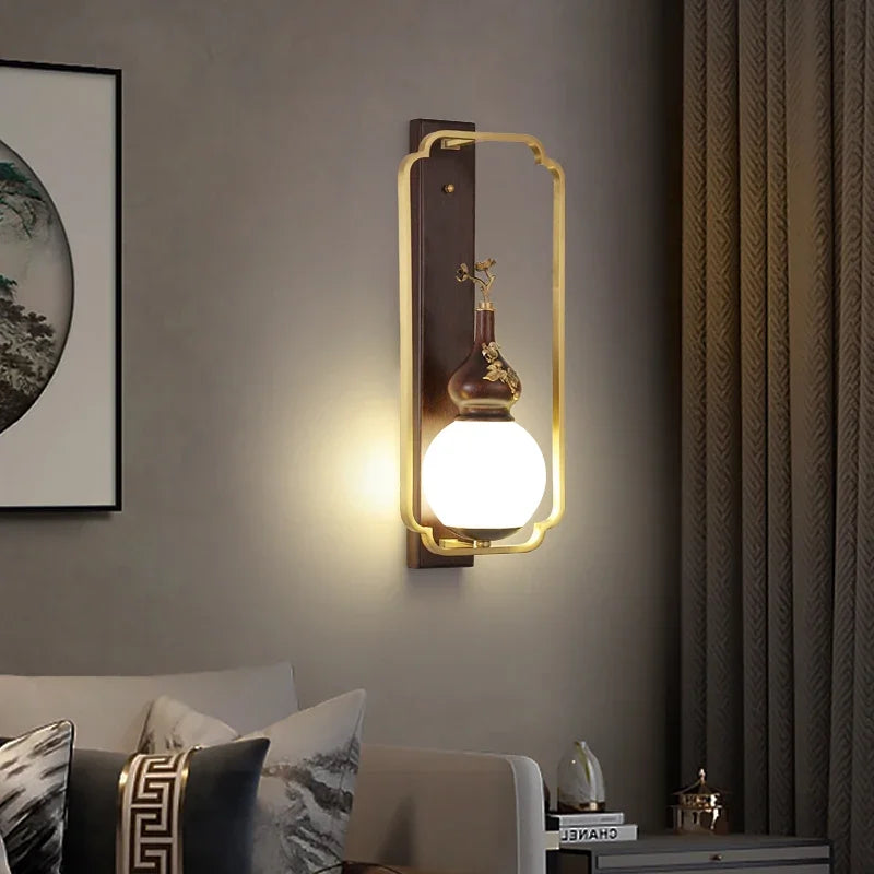 MessingLuxe - Lámpara de pared contemporánea