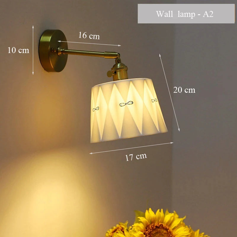 ZenGlow - Japanese Retro Wall Lamp with Pull Switch
