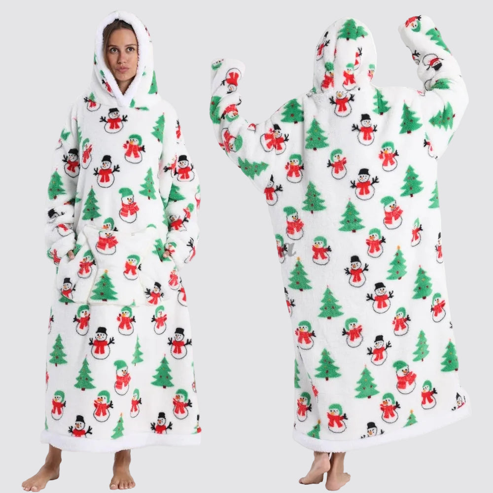 Fleece Oversized Hoodie Gezellige Stijlvolle Slaapzak Hoodie