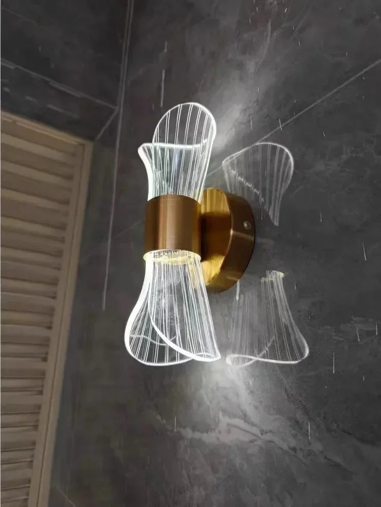 GlowCurve - Modern LED Wall Lamp for Bedroom and Living Room