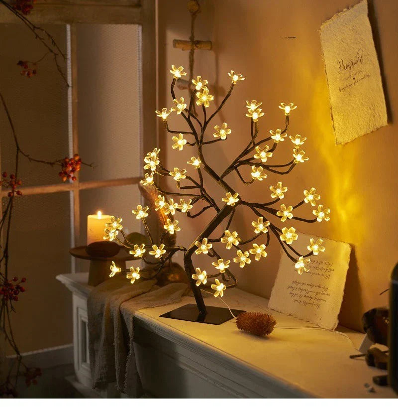 GlowBlossom - LED Kersenbloesem Boomlamp – Sfeervolle Verlichting voor Woon- en Slaapkamer