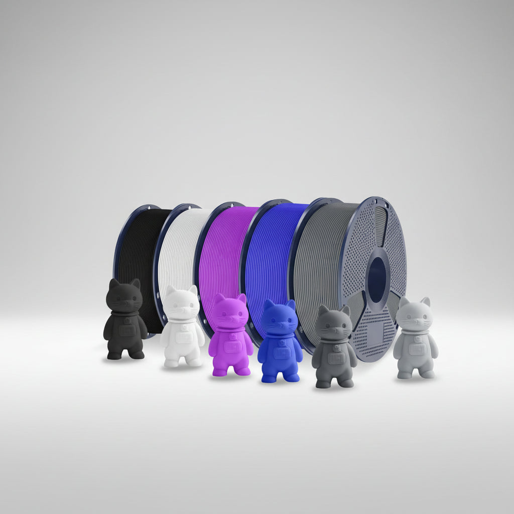 PLA Matte 3D Filament FDM Printers Kleurvolle Milieuvriendelijke Materialen