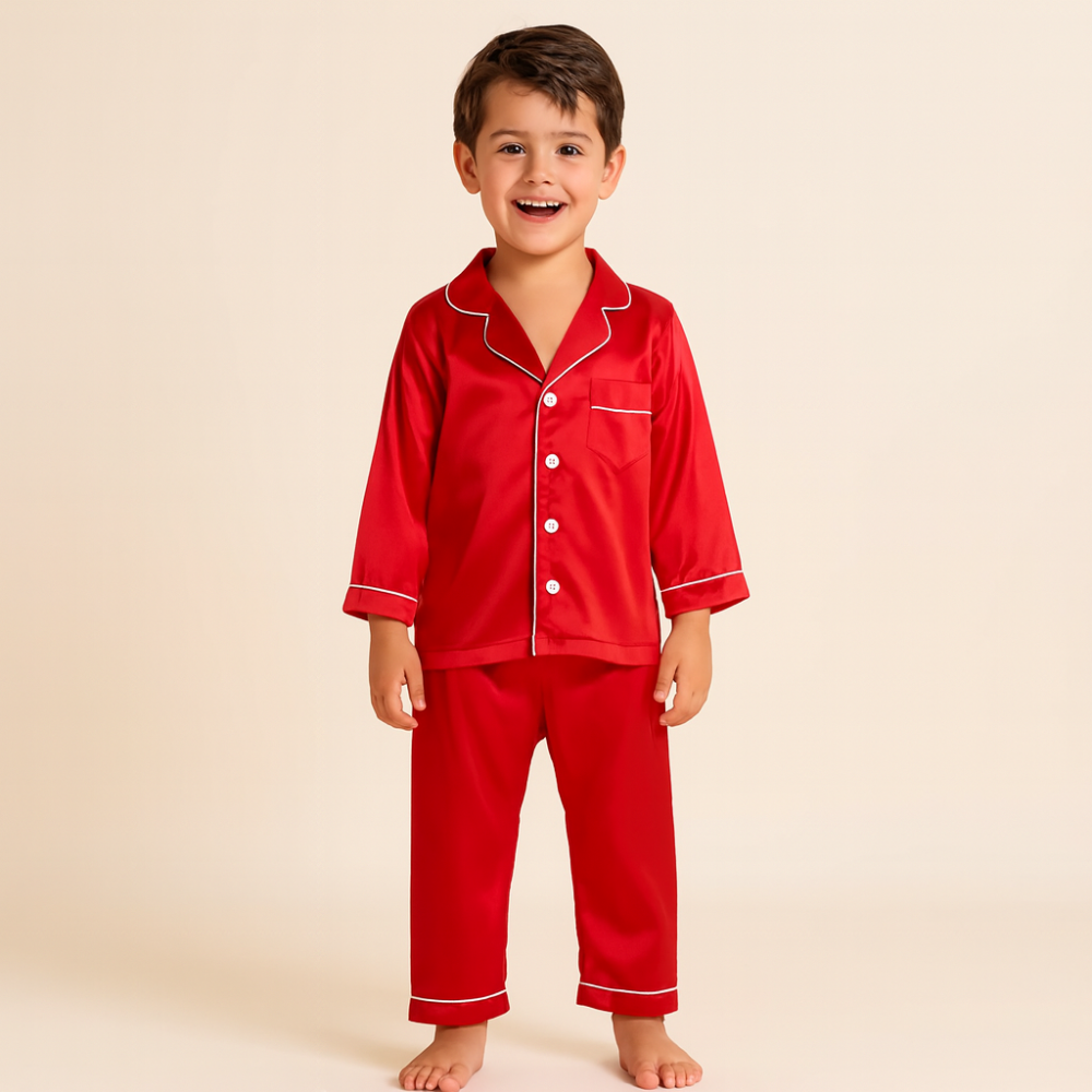 Silk Kids Pajama Set Pure Mulberry Comfort - Image 15