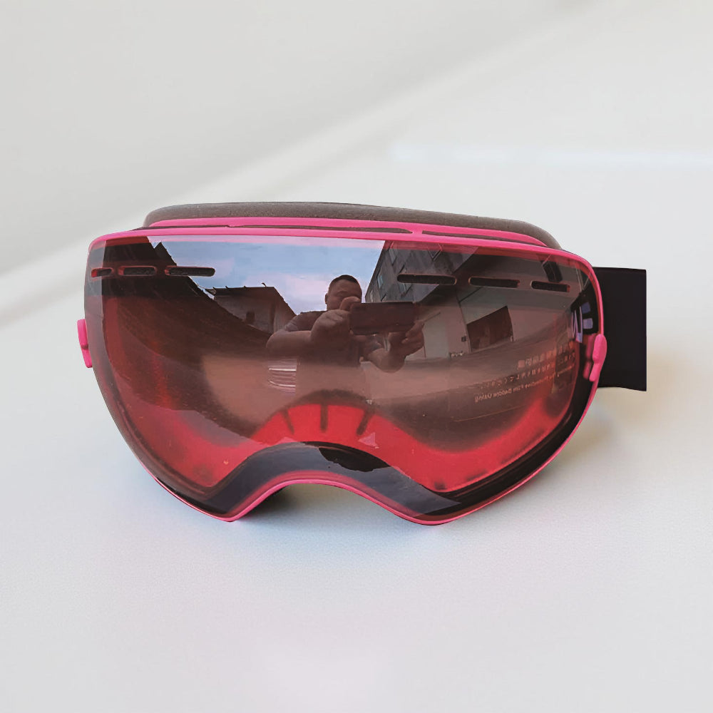 Ski Goggles Frameless OTG Interchangeable Lens Design