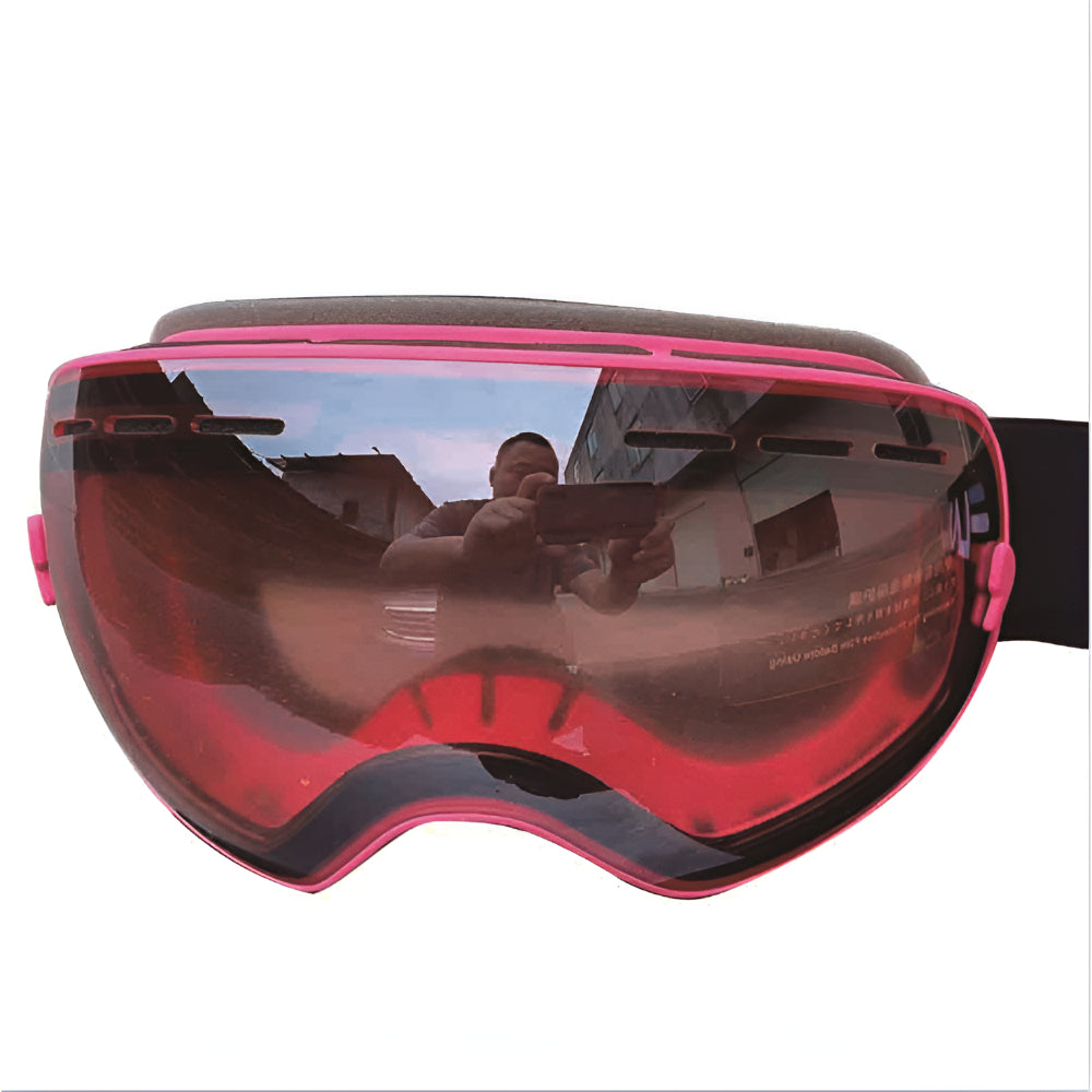 Ski Goggles Frameless OTG Interchangeable Lens Design