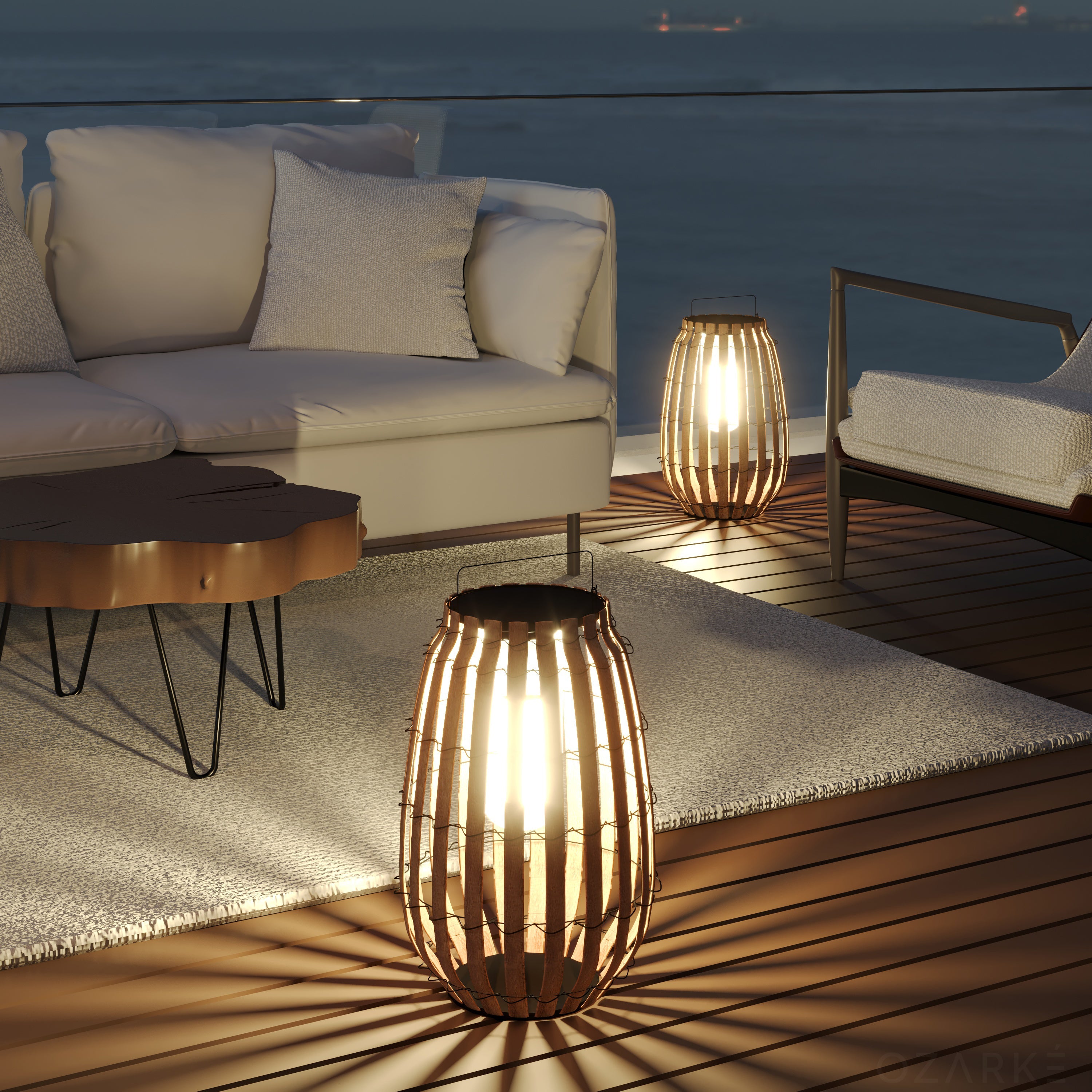 Lampada da esterno Hemel - Illuminazione da giardino LED a energia solare