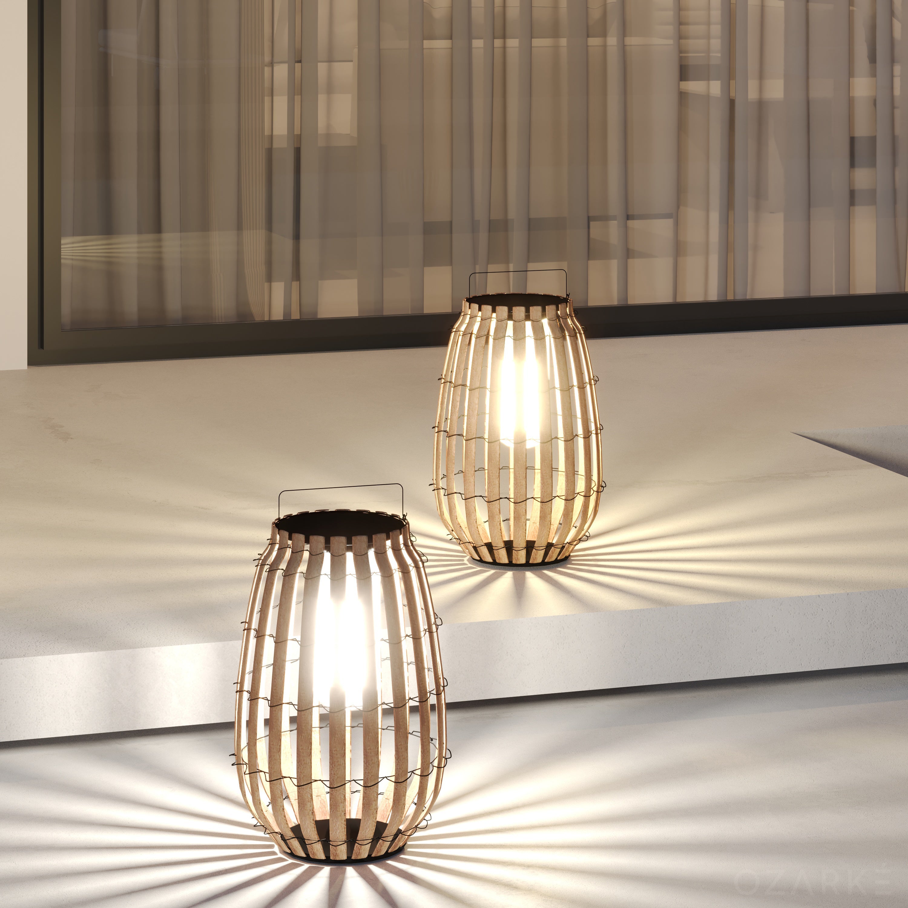 Lampada da esterno Hemel - Illuminazione da giardino LED a energia solare