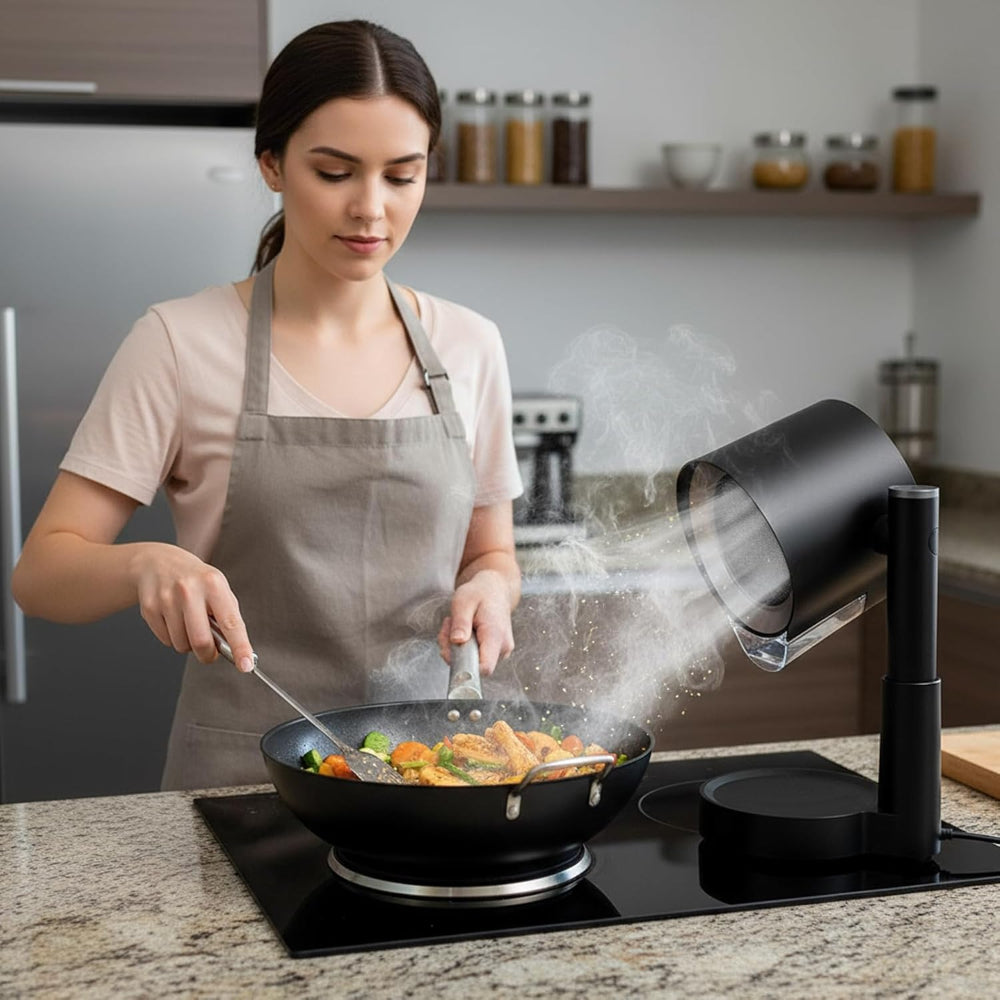 Afzuigkap Tafelmodel Draagbare Rookafzuiger Koken Barbecue