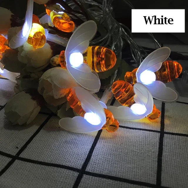 SolarBee - Solar Energy String Lights for Outdoor Use