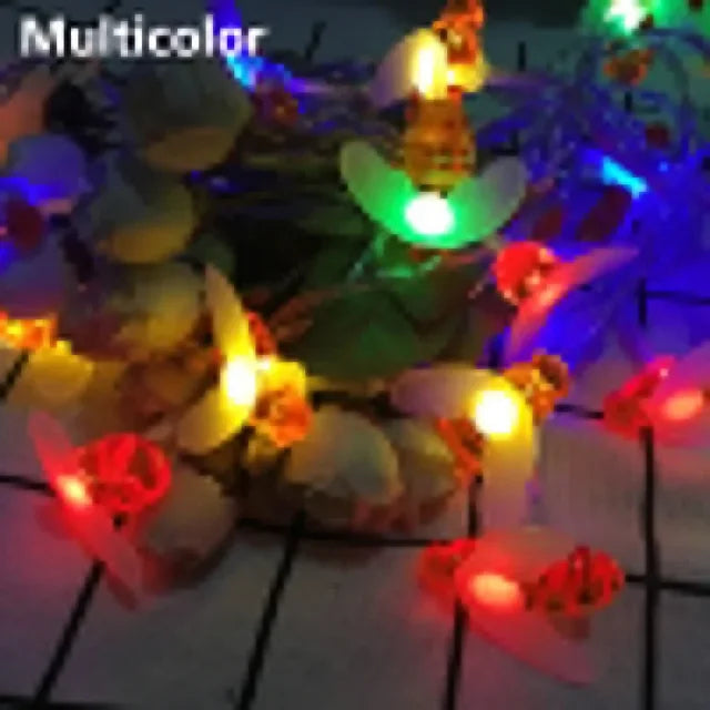 SolarBee - Solar Energy String Lights for Outdoor Use