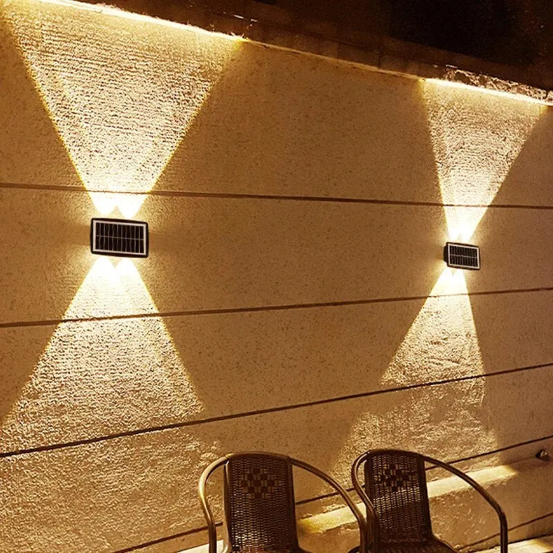 SunGlare - Solar Outdoor Wall Lamp