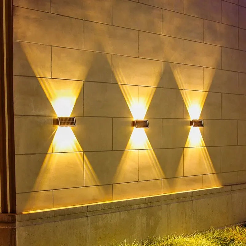 SunGlare - Solar Outdoor Wall Lamp
