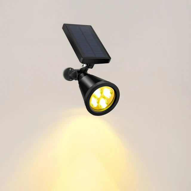 LawnGlow – Faretto da Terra Solare a LED – Illuminazione da Giardino Impermeabile con Spettacolo LED Colorato