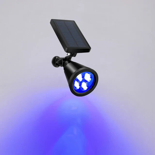 LawnGlow – Faretto da Terra Solare a LED – Illuminazione da Giardino Impermeabile con Spettacolo LED Colorato
