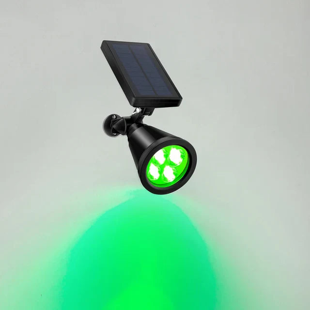 LawnGlow – Faretto da Terra Solare a LED – Illuminazione da Giardino Impermeabile con Spettacolo LED Colorato