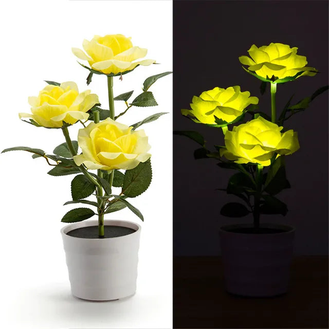 BloomLight - Solar Rose Lantern