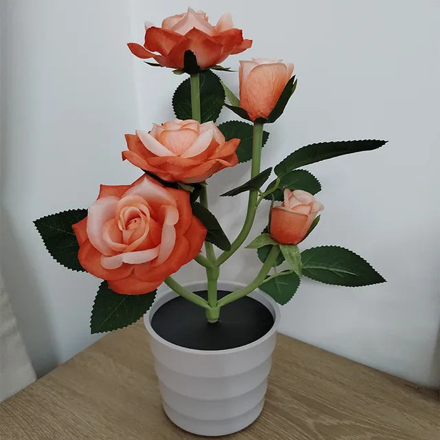 BloomLight - Solar Rose Lantern