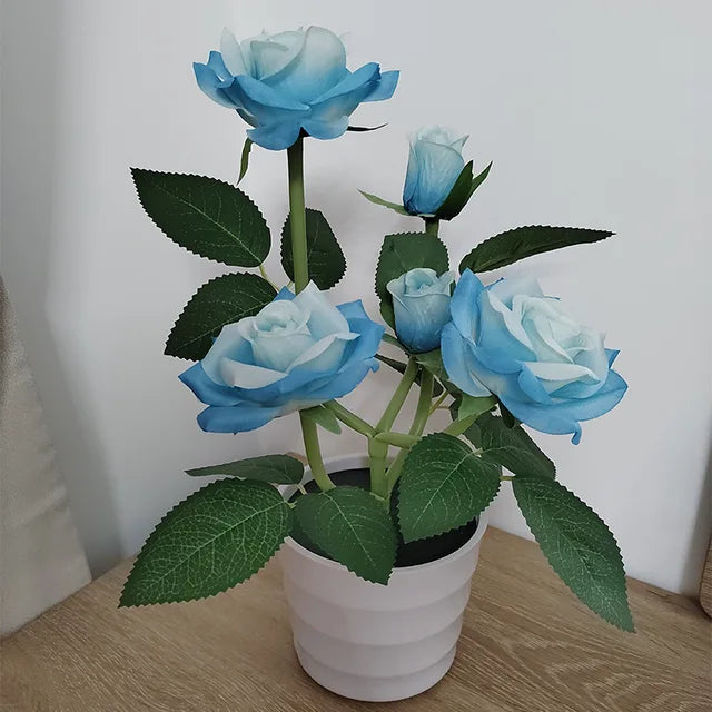 BloomLight - Solar Rose Lantern