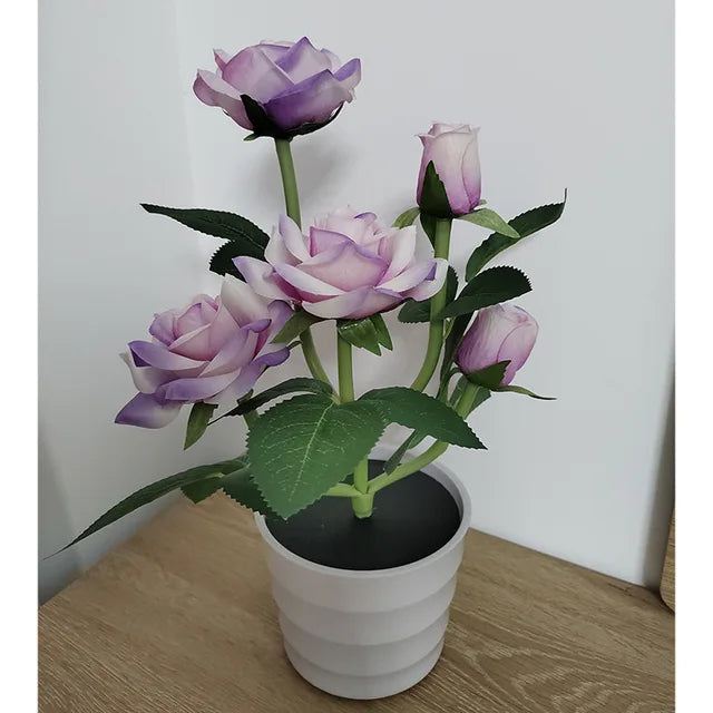 BloomLight - Solar Rose Lantern