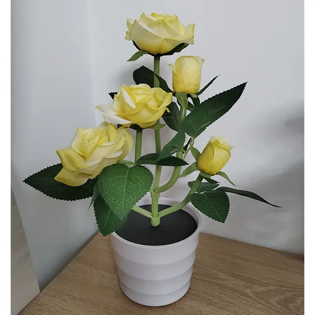 BloomLight - Solar Rose Lantern