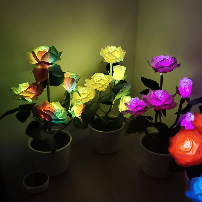 BloomLight - Solar Rose Lantern